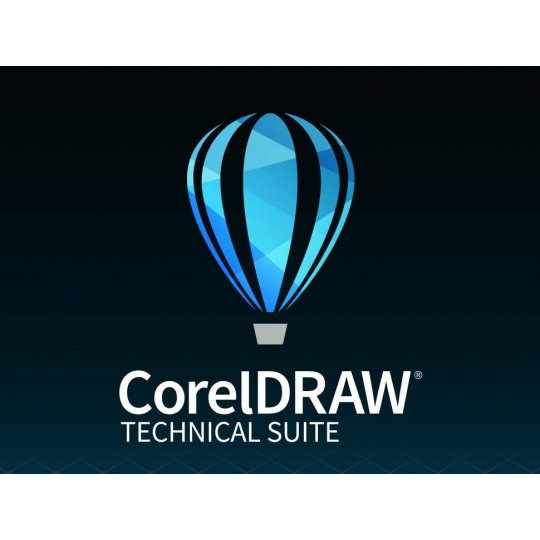 CorelDRAW Technical Suite 365-dňové predplatné. Obnova (2501+) EN/DE/FR/ES/BR/IT/CZ/PL/NL