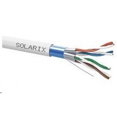 Inštalačný kábel Solarix CAT6A FFTP sivý Dca s2 d2 a1 500m SXKD-6A-FFTP-LSOH