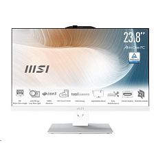 MSI PC AiO Modern AM242P 1M-2089XEU, Core 5 120U, 23.8 FHD, Anti-Glare, Non-Touch, 16GB, 512GB SSD, N/A, No OS, White MSI PC AiO Modern AM242P 1M-2089XEU, Core 5 120U, 23.8 FHD, Anti-Glare, Non-Touch, 16GB, 512GB SSD, N/A, No OS, White