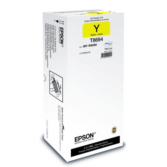Atramentová tyčinka EPSON Recharge XXL pre formát A3 - 75.000 str. Žltá 735,2 ml
