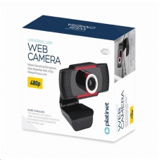 Webová kamera PLATINET 480P, zabudovaný digitálny mikrofón, USB Webová kamera PLATINET 480P, zabudovaný digitálny mikrofón, USB