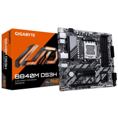 BAZAR - GIGABYTE MB Sc AM5 B840M DS3H, AMD B840, 4xDDR5, 2xDP, 1xHDMI, mATX - Po opravě (Komplet)