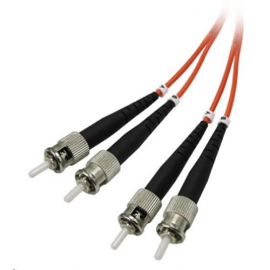 Duplexný patch kábel SM 9/125, OS2, ST-ST, LS0H, 2 m