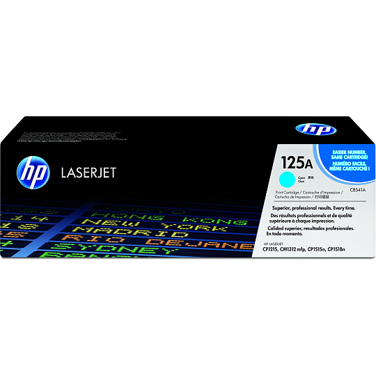 Toner HP 125A azúrový/cyan CB541A (1,400 strán)