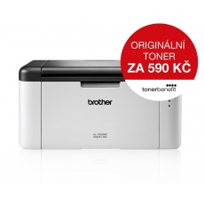 BROTHER tiskárna laserová mono HL-1223WE - A4, 21ppm, 2400x600, 32MB, GDI, USB 2.0, WIFI, 150l, startovací toner 1500str