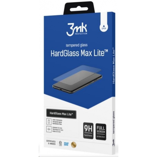 3mk tvrdené sklo HardGlass Max Lite pre Apple iPhone 13 / 13 Pro / 14, čierne
