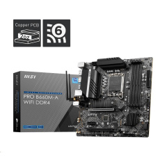 MSI MB Sc LGA1700 PRO B660M-A WIFI DDR4, Intel B660, 4xDDR4, 2xDP, 2xHDMI, WI-FI, mATX MSI MB Sc LGA1700 PRO B660M-A WIFI DDR4, Intel B660, 4xDDR4, 2xDP, 2xHDMI, WI-FI, mATX