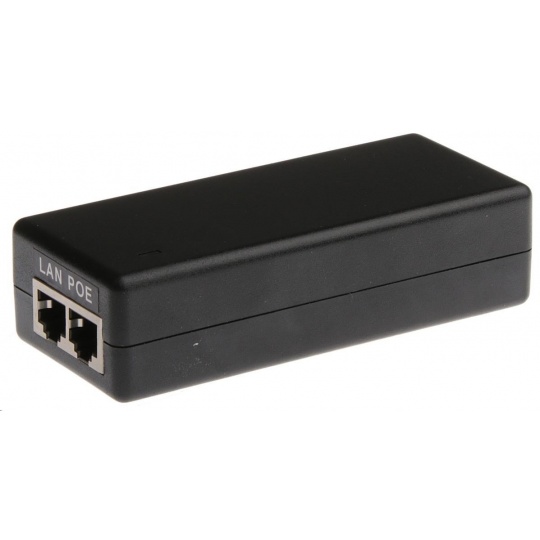 MikroTik Gigabit PoE adaptér 48V / 0.5A, 24W pro RouterBoard, zemněný