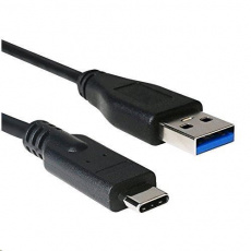 C-TECH kabel USB 2.0 AM na USB-C (AM/CM), 2m, černá