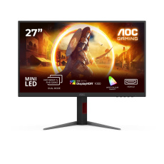 AOC MT IPS LCD Mini-LED 27" U27G4XM - IPS panel, 3840x2160, 160Hz, HDMI, DP, USB-C AOC MT IPS LCD Mini-LED 27" U27G4XM - IPS panel, 3840x2160, 160Hz, HDMI, DP, USB-C