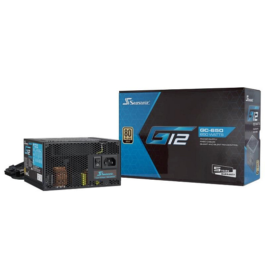 SEASONIC Zdroj CORE GC-750 ATX 3.1 750W, 120mm, 80 Plus Gold, ATX 3.1 SEASONIC Zdroj CORE GC-750 ATX 3.1 750W, 120mm, 80 Plus Gold, ATX 3.1