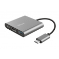 Adaptér TRUST DALYX, 3 v 1, USB-C