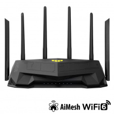 ASUS TUF-AX5400 Wireless AX5400 Wifi 6 Router + sluchátka TUF Gaming H3 Red
