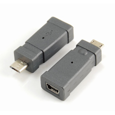 Adaptér USB PremiumCord Mini 5 PIN/samec - Micro USB/samec