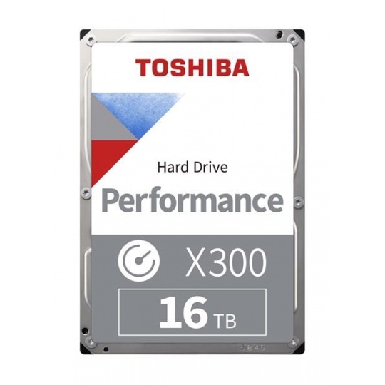TOSHIBA HDD X300 16TB, SATA III, 7200 rpm, 512MB cache, 3,5", BULK