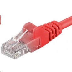 PREMIUMCORD Patch kábel UTP RJ45-RJ45 CAT5e 5m červený