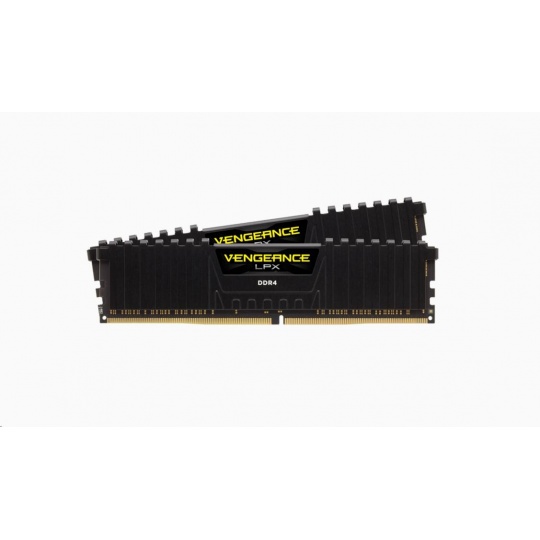 CORSAIR DDR4 16GB (Kit 2x8GB) Vengeance LPX DIMX 3200MHz CL16 čierna