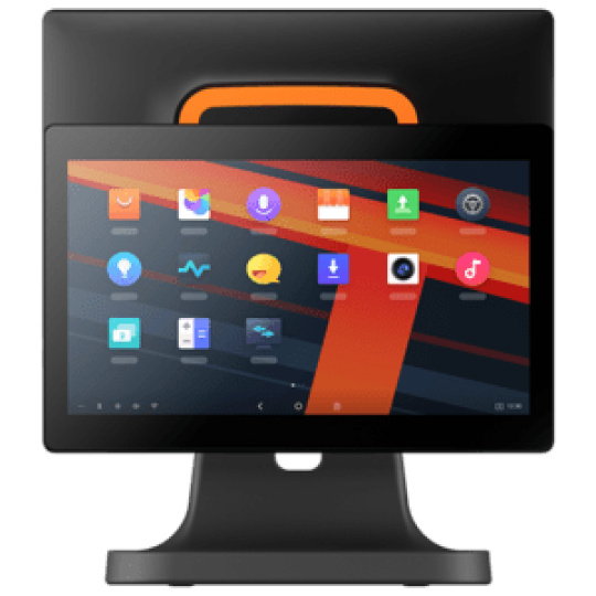 Sunmi T2s Lite, 39.6 cm (15,6''), Full HD, CD, USB, RS232, BT, Ethernet, Wi-Fi, Android, black, orange