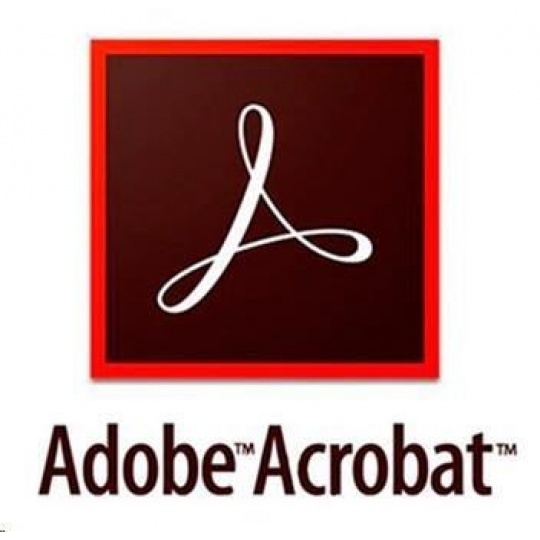 Acrobat Standard DC for teams, Multi Platform, English, COM, 1 používateľ, 1 mesiac, Level 4, 100+ Lic - nová licence