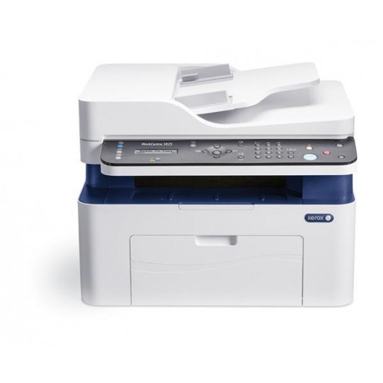 Xerox WorkCentre 3025Ni, čiernobiela A4, 20PPM, GDI, USB, FAX, ADF, Lan, Wifi, 128MB, Apple AirPrint, Google Cloud Print