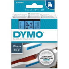 páska DYMO 45806 D1 Black On Blue Tape (19mm)
