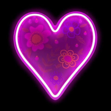 2Kids Toys LED NEON LIGHT lampička Srdce 2Kids Toys LED NEON LIGHT lampička Srdce