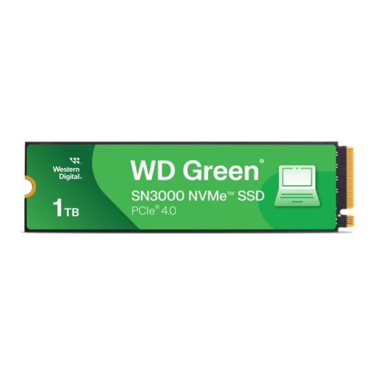 WD GREEN SSD 1TB SN3000, PCIe Gen4x4, M.2 2280, (R:5000/W:4200 MB/s)