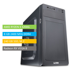 ABCOM KA12202201, AMD Ryzen 3, 8GB RAM, 240 GB M.2 SSD