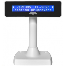 Virtuos zákaznícky displej Virtuos FL-2025MB 2x20, USB, biely