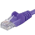 PremiumCord Patch kabel UTP RJ45-RJ45 CAT6 1m fialová