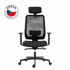 Powerton Kancelárske ergonomické kreslo Lucie, Čierne Powerton Kancelárske ergonomické kreslo Lucie, Čierne