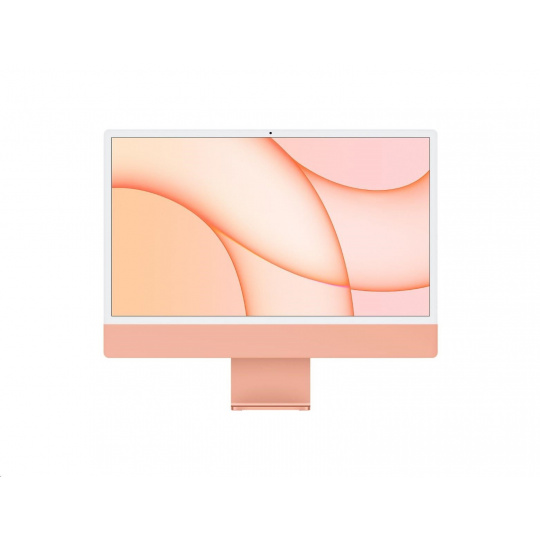 APPLE 24-inch iMac with Retina 4.5K display: M1 chip with 8-core CPU and 8-core GPU, 512GB - Orange
