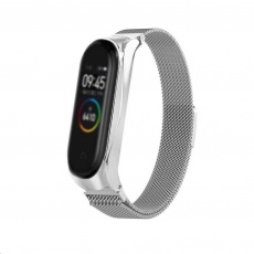 eses Milánský tah pro Xiaomi Mi Band 3 a Xiaomi Mi Band 4 stříbrný (velikost L) eses Milánský tah pro Xiaomi Mi Band 3 a Xiaomi Mi Band 4 stříbrný (velikost L)