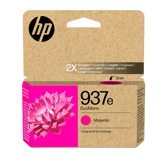 HP 937e EvoMore Magenta Original Ink Cartridge (1,650 pages) HP 937e EvoMore Magenta Original Ink Cartridge (1,650 pages)