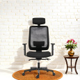Powerton Kancelárske ergonomické kreslo Lucie, Čierne