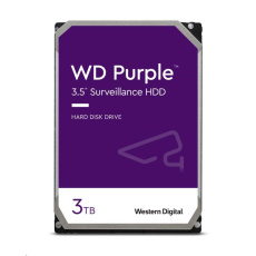 WD PURPLE WD34PURZ 3TB, SATA III 3.5", 128MB, 180MB/s, Low Noise, CMR