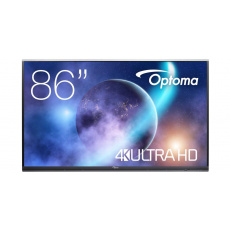 Optoma 5862RK IFPD 86" -  interaktivní dotykový, 4K UHD, multidotyk 20prstu, Android, antireflexní tvrzené sklo