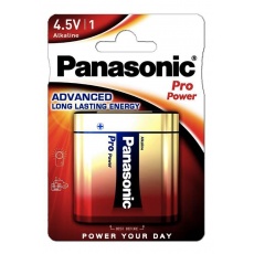 PANASONIC Alkalické baterie Pro Power 3LR12PPG/1BP Plochá 4,5V (1ks) PANASONIC Alkalické baterie Pro Power 3LR12PPG/1BP Plochá 4,5V (1ks)