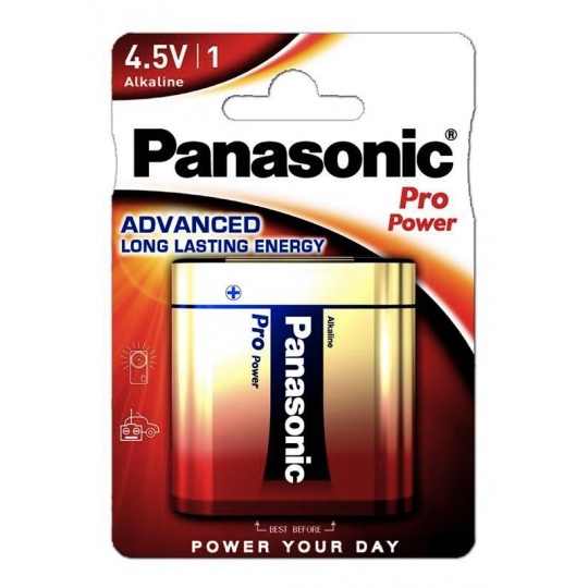 PANASONIC Alkalické baterie Pro Power 3LR12PPG/1BP  Plochá 4,5V (1ks)