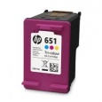 HP 651 Tri-color Original Ink Advantage Cartridge, C2P11AE (300 pages)