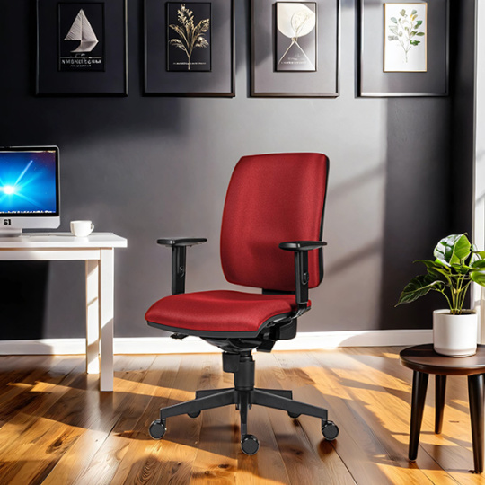 Powerton Kancelárske ergonomické kreslo Hana, Červené