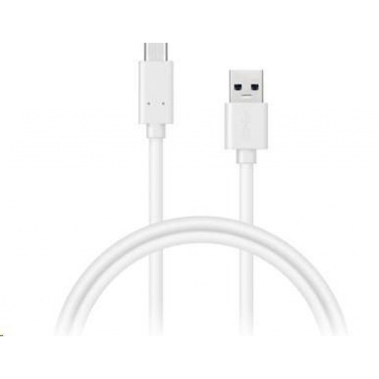 CONNECT IT Wirez USB-C (typ C) - USB, biely, 0,5 m