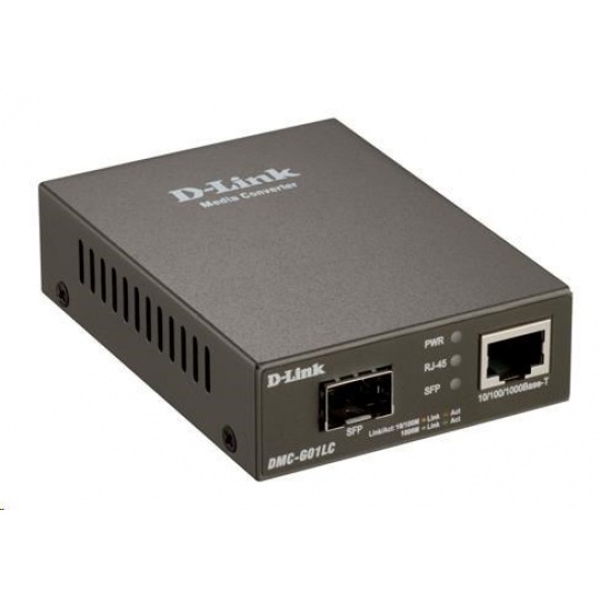 D-Link DMC-G01LC 10/100/1000Base-T na SFP Samostatný mediálny konvertor