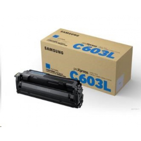 Samsung CLT-C603L High Yield Cyan Toner Cartridge (10,000 pages)