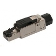 Solarix Priemyselný univerzálny konektor RJ45 CAT5E STP SXRJ45-5E-STP-BK-SA