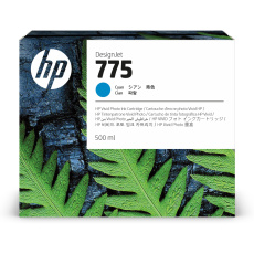 HP 775 500-ml Cyan Ink Cartridge HP 775 500-ml Cyan Ink Cartridge