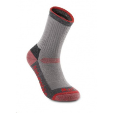 Naturehike sportovní merino ponožky vel. 35-39 - šedo-červené