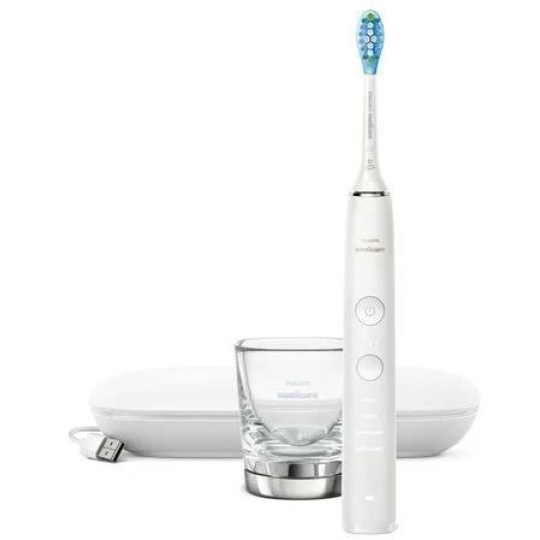 Philips HX9911/27 Sonicare 9000 DiamondClean elektrický zubní kartáček, sonický, 3 intenzity, časovač, bílý