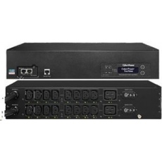 CyberPower Rack ATS Dual-Bank Switched, 2U, (16)C13 (2)C19, IEC-60309 32A 3,05m CyberPower Rack ATS Dual-Bank Switched, 2U, (16)C13 (2)C19, IEC-60309 32A 3,05m
