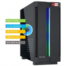ABCOM GI7050 i7-9700, 16 GB RAM, 500GB SSD + 2TB, RTX2070 8GB ABCOM GI7050 i7-9700, 16 GB RAM, 500GB SSD + 2TB, RTX2070 8GB